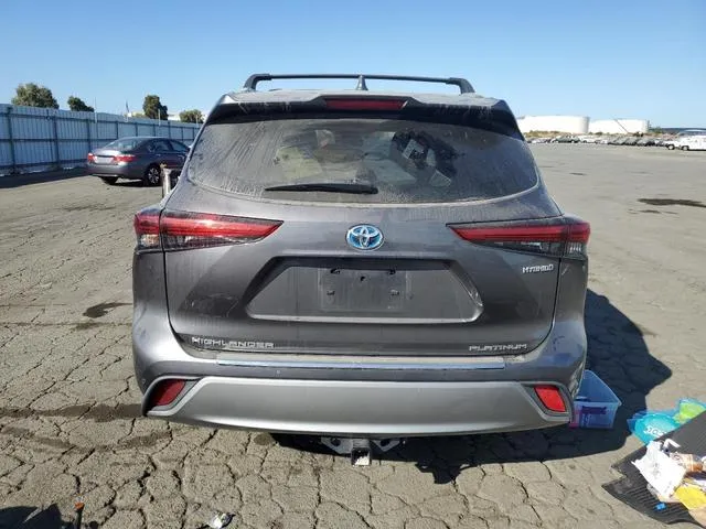 5TDEBRCH9MS029814 2021 2021 Toyota Highlander- Hybrid Platinum 6