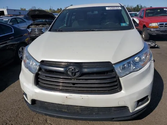 5TDBKRFH6FS118841 2015 2015 Toyota Highlander- LE 5