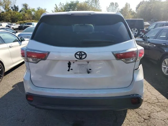 5TDBKRFH6FS118841 2015 2015 Toyota Highlander- LE 6