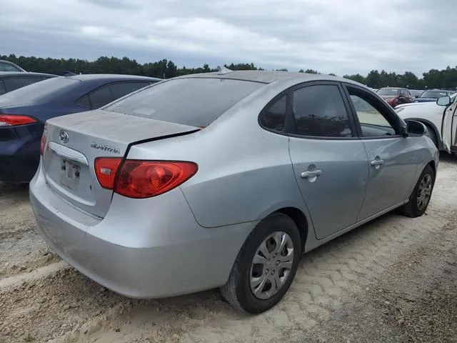 KMHDU4AD2AU019086 2010 2010 Hyundai Elantra- Blue 3