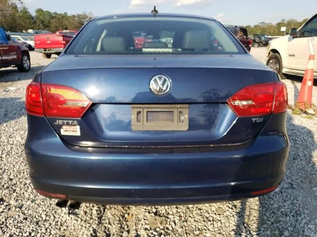 3VWLL7AJ7EM281672 2014 2014 Volkswagen Jetta- Tdi 6