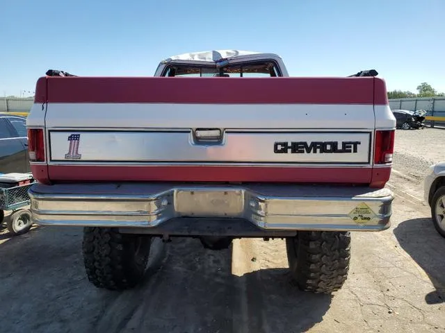 1GCEK14CXGF444424 1986 1986 Chevrolet K10 6