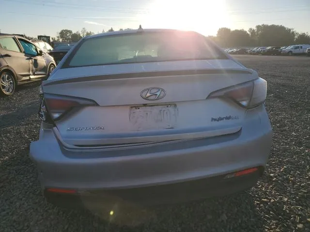 KMHE24L11GA035710 2016 2016 Hyundai Sonata- Hybrid 6