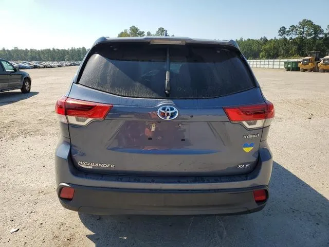 5TDJGRFH4KS062468 2019 2019 Toyota Highlander- Hybrid 6