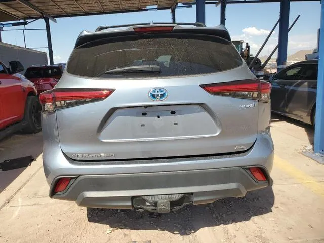 5TDHARAH6MS007076 2021 2021 Toyota Highlander- Hybrid Xle 6