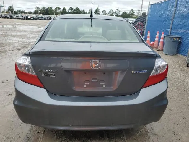 JHMFB4F35CS003626 2012 2012 Honda Civic- Hybrid L 6