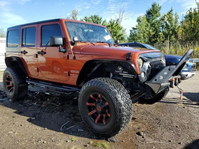 1C4BJWDG0EL189089 2014 2014 Jeep Wrangler- Sport 4