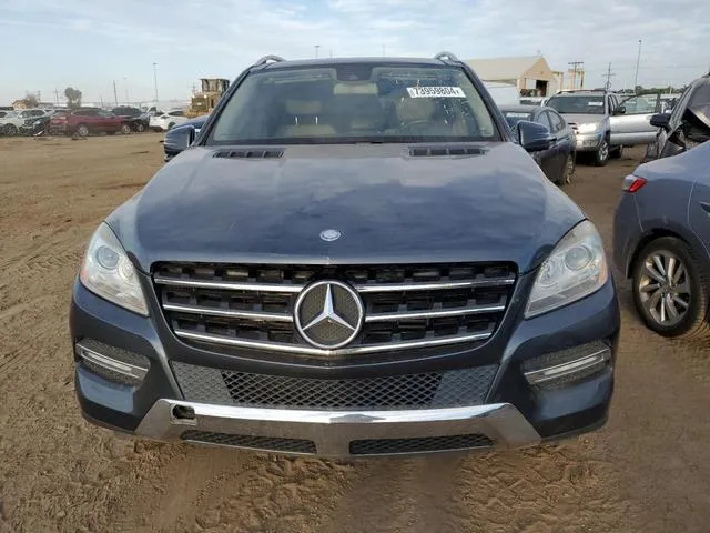 4JGDA2EB1CA015119 2012 2012 Mercedes-Benz ML-Class- 350 Blu 5