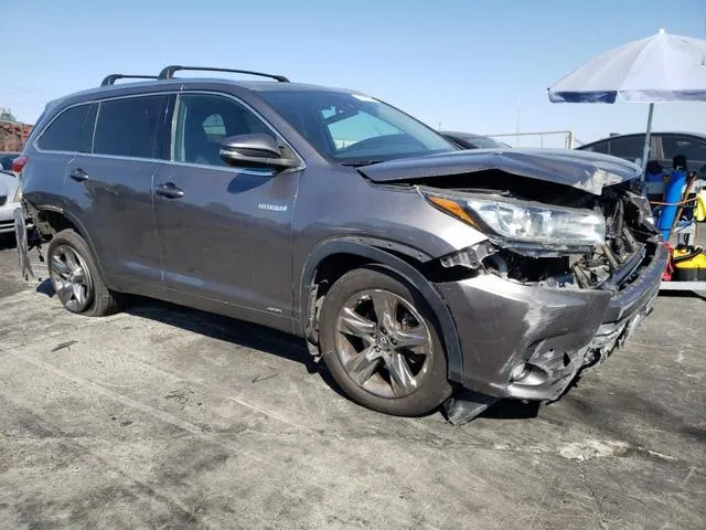 5TDDGRFHXJS042284 2018 2018 Toyota Highlander- Hybrid Limited 4