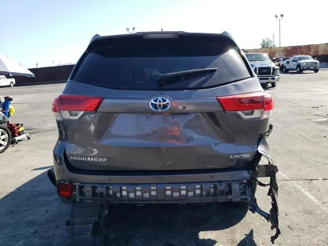 5TDDGRFHXJS042284 2018 2018 Toyota Highlander- Hybrid Limited 6