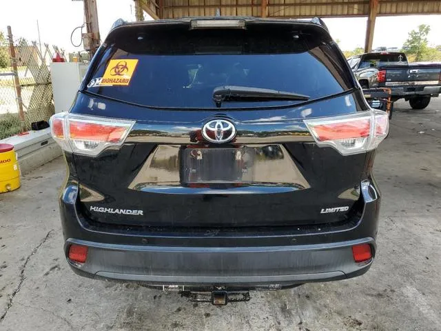 5TDYKRFH3FS120119 2015 2015 Toyota Highlander- Limited 6