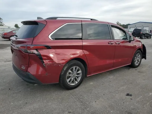 5TDYRKEC6NS078097 2022 2022 Toyota Sienna- Xle 3