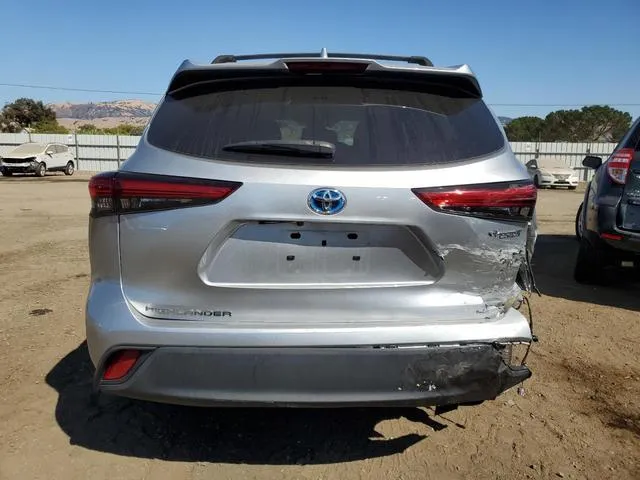 5TDBBRCH6MS523826 2021 2021 Toyota Highlander- Hybrid Le 6