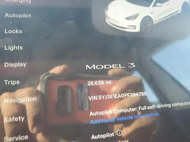 5YJ3E1EA0PF394780 2023 2023 Tesla MODEL 3 9