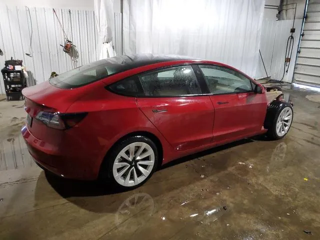 5YJ3E1EA2NF303652 2022 2022 Tesla MODEL 3 3