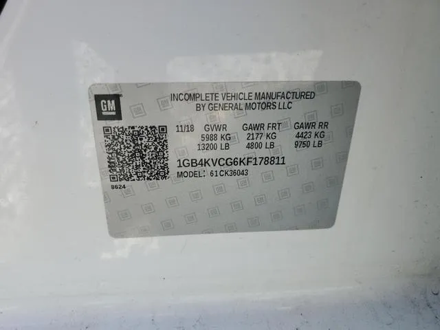 1GB4KVCG6KF178811 2019 2019 Chevrolet Silverado- K3500 10