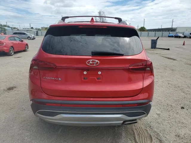 5NMS24AJ7MH362642 2021 2021 Hyundai Santa Fe- Sel 6