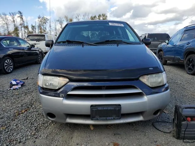 4N2ZN15T91D812342 2001 2001 Nissan Quest- Gxe 5