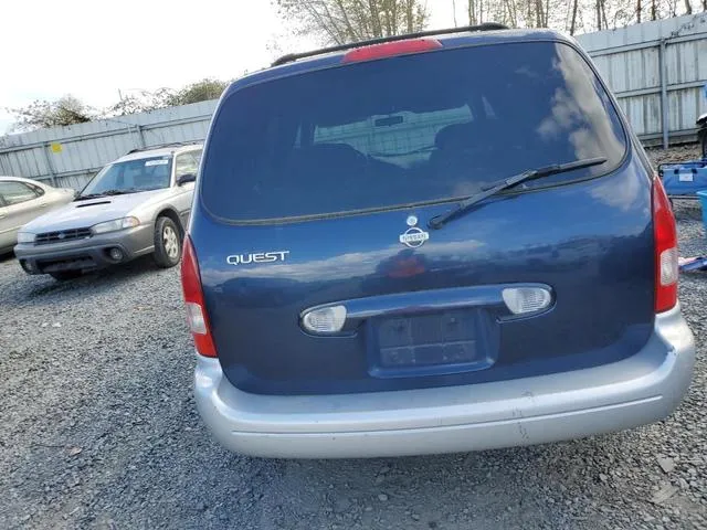 4N2ZN15T91D812342 2001 2001 Nissan Quest- Gxe 6