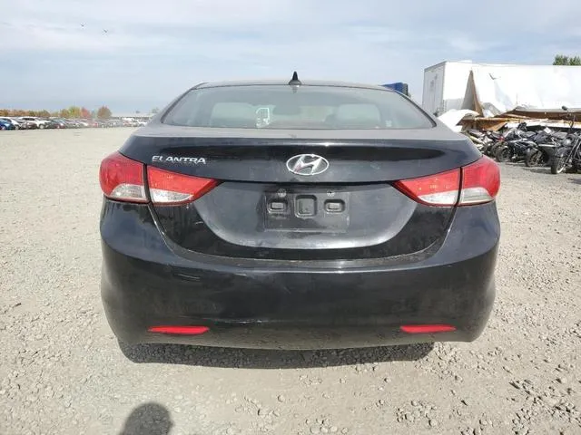 KMHDH4AE5CU260219 2012 2012 Hyundai Elantra- Gls 6