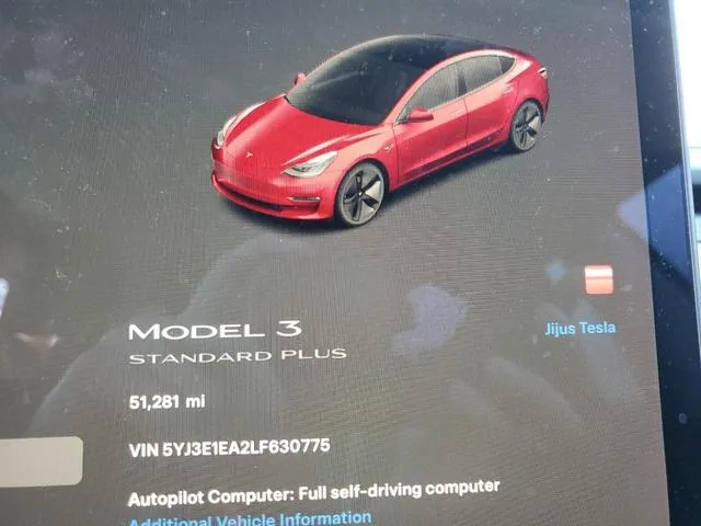 5YJ3E1EA2LF630775 2020 2020 Tesla MODEL 3 9