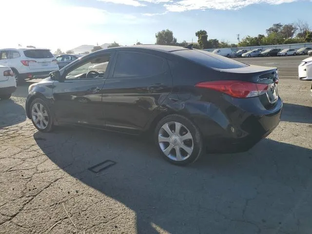 KMHDH4AE2CU206649 2012 2012 Hyundai Elantra- Gls 2