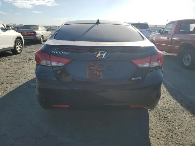 KMHDH4AE2CU206649 2012 2012 Hyundai Elantra- Gls 6