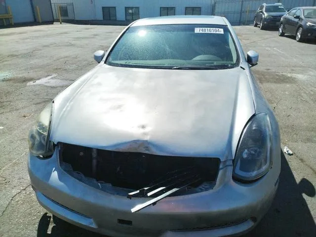 JNKCV54EX5M408327 2005 2005 Infiniti G35 5