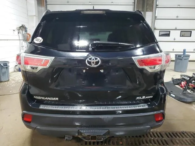 5TDJKRFH6FS110993 2015 2015 Toyota Highlander- Xle 6