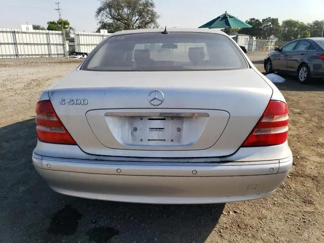 WDBNG75J81A143204 2001 2001 Mercedes-Benz S-Class- 500 6