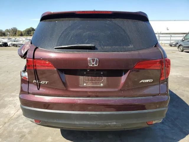 5FNYF6H59GB111193 2016 2016 Honda Pilot- Exl 6