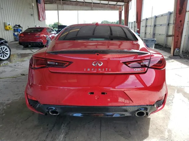 JN1FV7LK7NM660198 2022 2022 Infiniti Q60- Red Sport 400 6