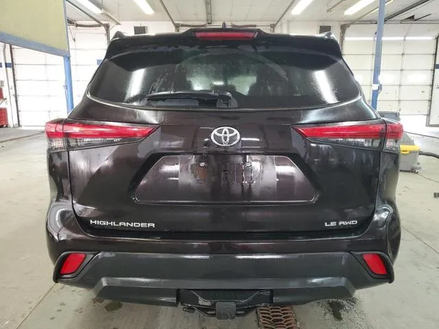 5TDBZRBH9MS160810 2021 2021 Toyota Highlander- L 6