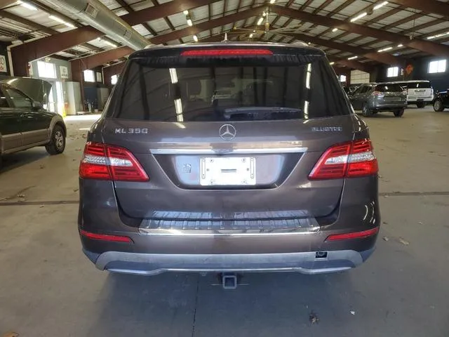 4JGDA2EB6EA281495 2014 2014 Mercedes-Benz ML-Class- 350 Blu 6