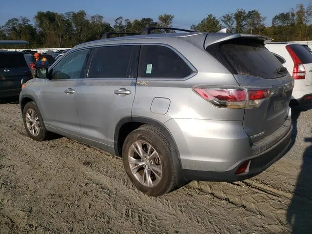 5TDJKRFHXFS218176 2015 2015 Toyota Highlander- Xle 2