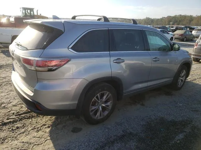 5TDJKRFHXFS218176 2015 2015 Toyota Highlander- Xle 3