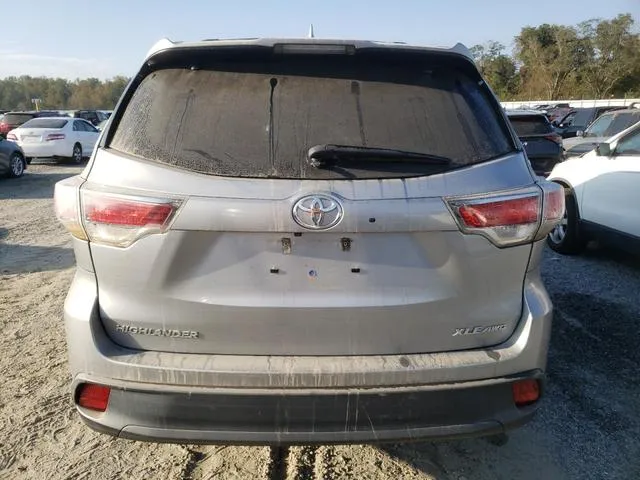 5TDJKRFHXFS218176 2015 2015 Toyota Highlander- Xle 6