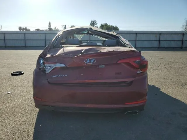 5NPE24AF8FH252682 2015 2015 Hyundai Sonata- SE 6