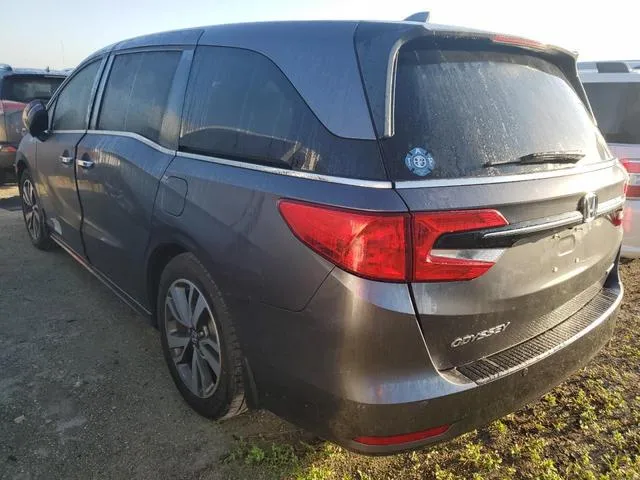 5FNRL6H89NB055616 2022 2022 Honda Odyssey- Touring 2