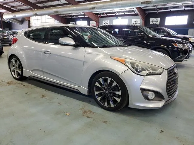 KMHTC6AEXFU216307 2015 2015 Hyundai Veloster- Turbo 4