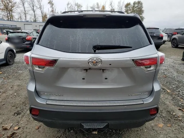 5TDDKRFH4FS210619 2015 2015 Toyota Highlander- Limited 6