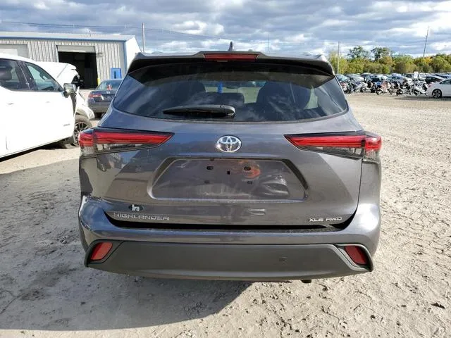 5TDHZRBH2MS534295 2021 2021 Toyota Highlander- Xle 6