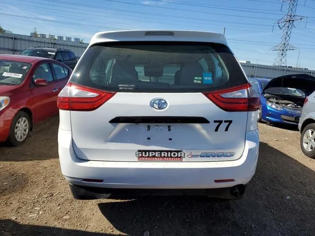 5TDZK3DC9GS694802 2016 2016 Toyota Sienna 6