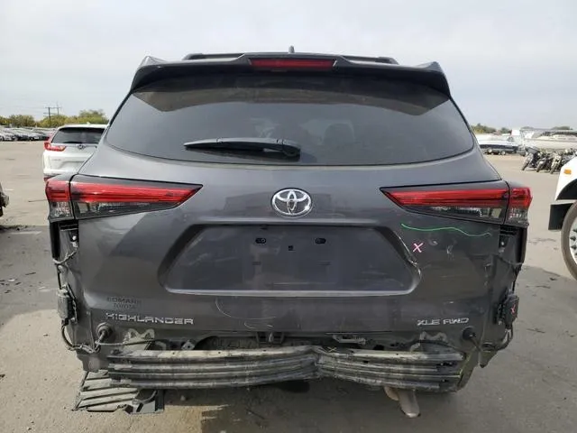 5TDGZRBH0NS245249 2022 2022 Toyota Highlander- Xle 6