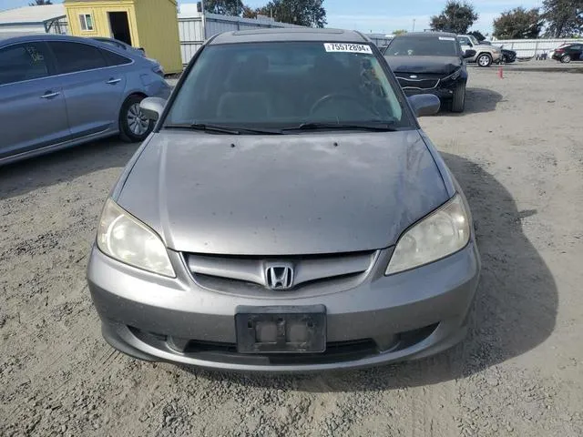 JHMES26715S000275 2005 2005 Honda Civic- EX 5