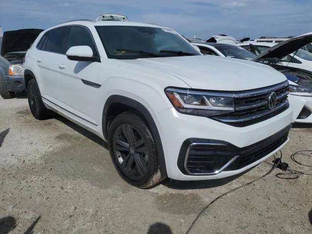 1V2SE2CA6NC207877 2022 2022 Volkswagen Atlas- Sel R-Line 4