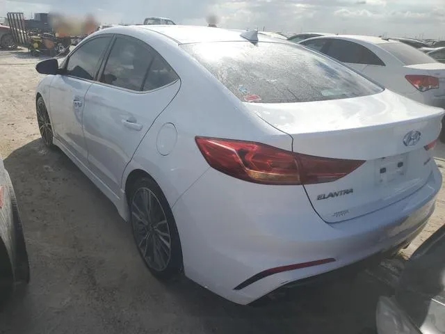 KMHD04LB2JU447697 2018 2018 Hyundai Elantra- Sport 2