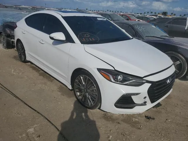 KMHD04LB2JU447697 2018 2018 Hyundai Elantra- Sport 4