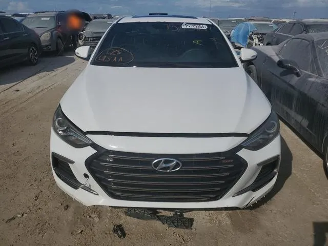 KMHD04LB2JU447697 2018 2018 Hyundai Elantra- Sport 5