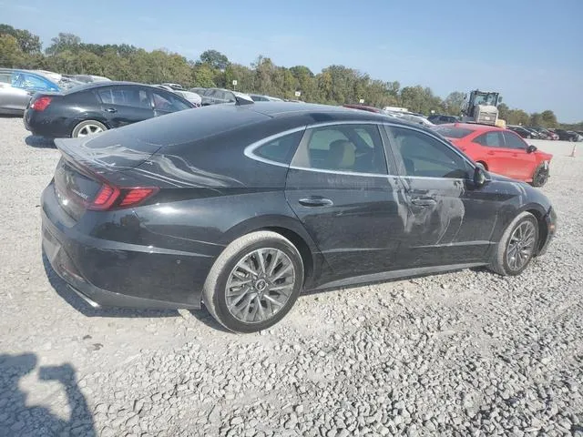 5NPEH4J24MH075279 2021 2021 Hyundai Sonata- Limited 3